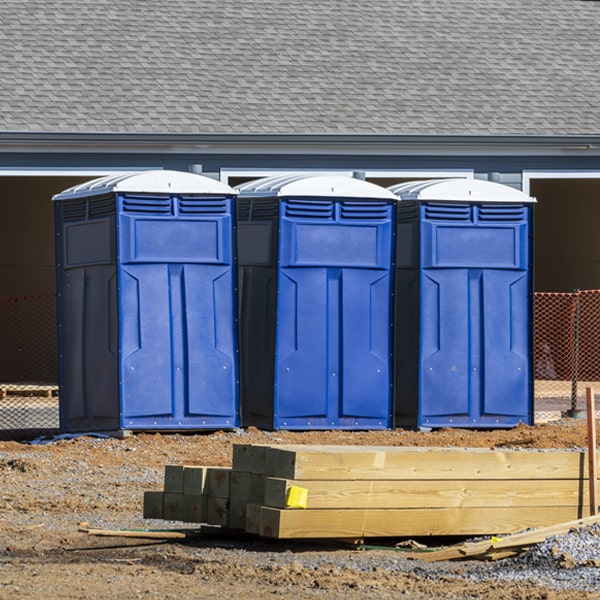 are there any restrictions on what items can be disposed of in the portable restrooms in Bessemer Bend Wyoming